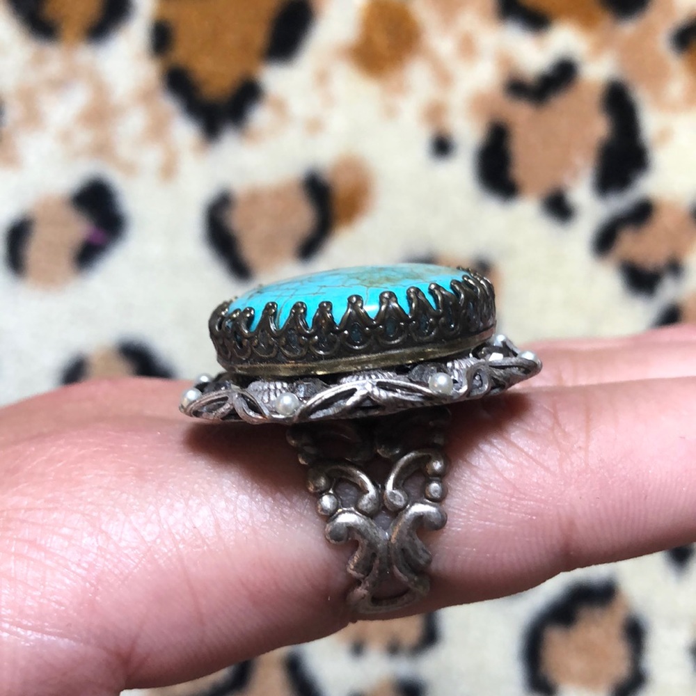 Turquoise Ring - One Size - Picture 2 of 3